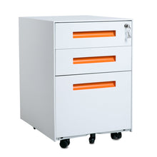 Load image into Gallery viewer, TygerClaw 3 Drawer Mobile Filing Cabinet with Lock