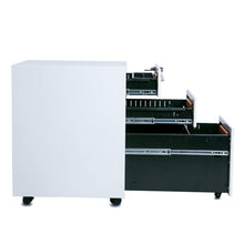 Load image into Gallery viewer, TygerClaw 3 Drawer Mobile Filing Cabinet with Lock