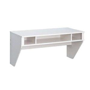 TygerClaw Stylish Designer Floating Desk, White