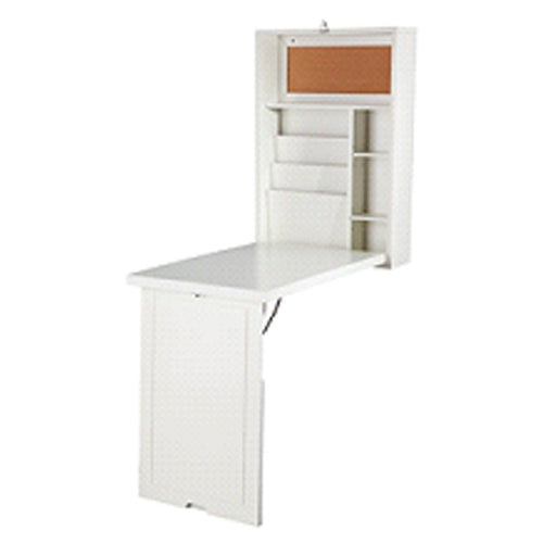 Wall Mount Convertible Desk, White