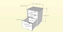 Load image into Gallery viewer, TygerClaw 3-Drawer Filing Cabinet