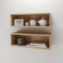 Load image into Gallery viewer, Wall Shelves, Natural Maple (2-Pack in One Order)
